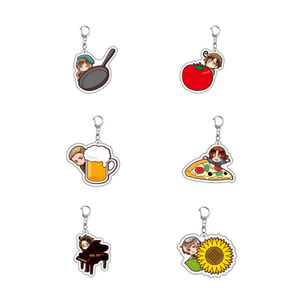 Spot NASNAK UV Printed Cartoon Acrylic <b>Anime</b> Character Peripheral Pendant Key Chain Bag Pendant Campus Creative Small - Product Image 2