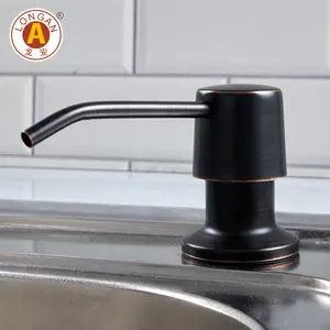 Longan Stainless Steel Soap Pump Liquid Dispenser Cosmetic Metal Shampoo Soap Bottle Pump Dispenser Manufacturer