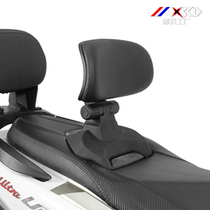 Pour Yamaha NMAX155, siège arrière pliable universel à haute résilience, siège de <span class=keywords><strong>scooter</strong></span> télescopique, dossier de voyage, sièges de moto, dossiers - Product Image 1