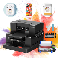 Imprimante automatique à plat à jet d'encre UV DTF Colorsun A3 L805 pour l'impression d'autocollants sur acrylique, plastique, bouteilles, coques de téléphone portable