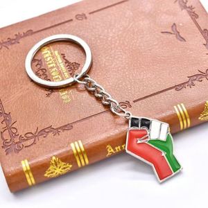 Porte-clés en métal de haute qualité, design drapeau national, irrégulier, vente en gros, porte-clés de voiture, cadeaux spéciaux, impression émaillée, matériau en alliage - Product Image 2