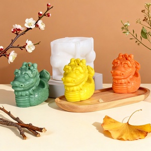 Molde de silicona con forma de dragón para hornear pasteles, molde de silicona para decoración DIY, molde con forma para ambiente festivo - Product Image 3