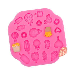 <span class=keywords><strong>Moule</strong></span> à gâteau en silicone graphique en forme d'octogone 3D pour 20 <span class=keywords><strong>frites</strong></span>, beignets, glaces, boissons, sucettes, voitures, ballons - Product Image 4