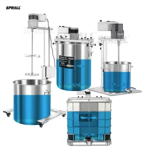 Sprall Verschillende Lift Modi Verf Roerder Chemische Mixer Zeep Agitator Cosmetica Food Grade Elektrische Verticale Vloeibare Mixer