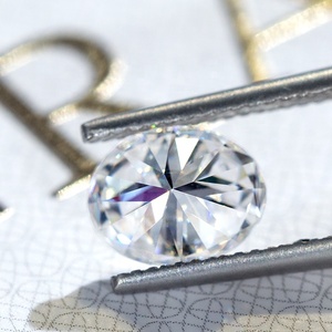 Prezzo di fabbrica all'ingrosso gioielli di moda che fanno D colore ovali sciolti VVS Moissanite pietre preziose per Test di diamante - Product Image 5