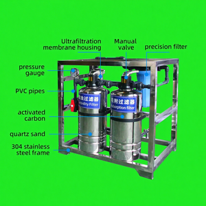 Purificadores de agua de ultrafiltración de acero inoxidable 1000L, sistema de filtro de agua de ultrafiltración para el hogar - Product Image 3