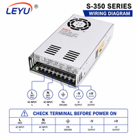 Alimentation à découpage ultra-mince S-350-24 350W 24V 14.6A AC/DC 110V/220V pour imprimante 3D CNC