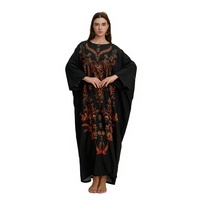 Robe longue ample de luxe imprimée pour femme, extensible dans les quatre sens, style Kaftan Abaya, tenue de détente, robe de couverture musulmane, à porter à l'extérieur comme vêtement de détente