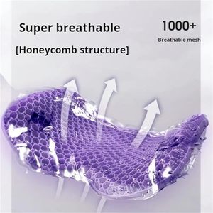 Coussin de siège en gel pour chaise de bureau, soulagement des douleurs sciatiques et du coccyx, coussin en TPE - Product Image 3