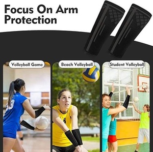 Mangas de brazo de voleibol <span class=keywords><strong>Manga</strong></span> de compresión de <span class=keywords><strong>antebrazo</strong></span> para disparar Protección solar Baloncesto Fútbol Mujeres Hombres - Product Image 3