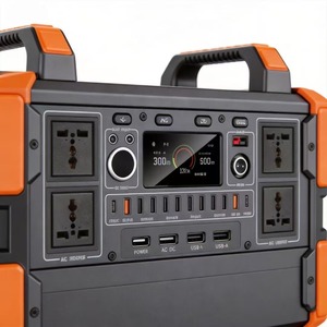 Générateur d'énergie portable 1200W avec batterie LiFePO4, rechargeable par énergie solaire, pour le camping, les activités de plein air, la maison et les situations d'urgence. - Product Image 1