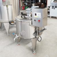 Machine de pasteurisation mini automatique à pompe en acier inoxydable haute précision pour jus de pomme liquide glacé et crème glacée, 200 litres