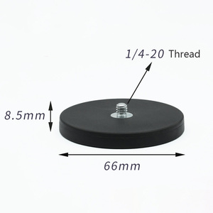 Imanes recubiertos de goma de neodimio, 43mm, 66mm, 88mm, roscas de, servicio de corte permanente en forma de olla/Copa - Product Image 6