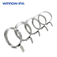 Collier de serrage à profil bas pour soufflet de cardan, pour réparation de soufflet d'arbre de transmission automobile