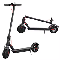 Scooters électriques électriques pour adultes, 350W, 8.5 pouces, pneus à moteur, trottinettes électriques pliables, à 2 roues, pliables et rapides