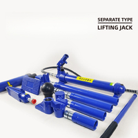 Kit hydraulique Porta Power 10 tonnes, équipement de levage hydraulique portable, modèle de camion de manutention HY-42 en acier, garantie 12 mois
