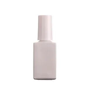 Fábrica de color personalizar diseño cuadrado 10 ml vacía gel botella de esmalte de uñas con cepillo