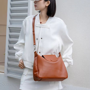 Women's Genuine Leather Fashion Shoulder <b>Bags</b> for <b>Summer</b> Autumn Commuting Casual Cross-Body Wear Single Strap Portable - Product Image 1