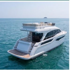 Offre Spéciale : Yacht de Luxe en Fibre de Verre de 50 pieds avec Cabine, Conduite Monopilote, Moteurs Cummins Doubles de 205 CV, Flybridge, Capacité 12 Personnes <span class=keywords><strong>pour</strong></span> Croisière Festive - Product Image 1