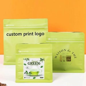 Bolsas <span class=keywords><strong>de</strong></span> Café al por Mayor <span class=keywords><strong>de</strong></span> 250g/12oz, <span class=keywords><strong>con</strong></span> Logotipo Impreso Personalizado, Base Plana <span class=keywords><strong>de</strong></span> Plástico, <span class=keywords><strong>con</strong></span> Válvula y Cierre - Product Image 5