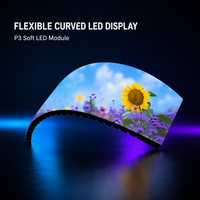 Vcore Promotion Écran LED Numérique Flexible Panneaux LED Souples Module LED P3 Affichage Rideau Pleine Couleur Écran Courbé Pliable