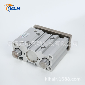 กระบอกสูบแบบแท่งนำทางบาง รุ่น Klh Mgpm ซีรีส์ Mgpm20 10 15 20 25 30 40 50 60 75 ตัวกระบอกทำจากอะลูมิเนียม ใช้ลม - Product Image 2