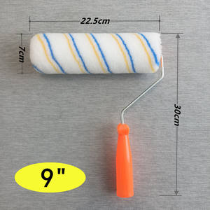 औद्योगिक डिय अनुकूलन दीवार पेंट रोलर्स 4/6/9 इंच गर्म पिघल पॉलिएस्टर गोंद रोलर ब्रश छोटे कोने लेटेक्स पेंट रोलर - Product Image 3