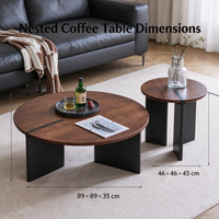Table basse en bois moderne de taille standard, sur mesure, fabricant OEM, pour salon, meubles de maison