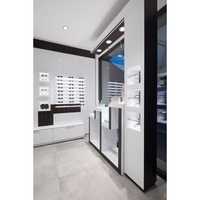 Vitrine d'exposition d'accessoires lumineux à LED pour magasin d'optique, vente directe d'usine, présentoir de lunettes