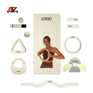 Set de Pilates Original de Fábrica con Anillo, Rodillo de Yoga, Pelota, Bandas de Resistencia de Tela, Tapete de Yoga y Pesas Libres para Yoga - Product Image 1