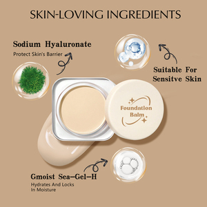 Private Label Full Coverage Matte Foundation <b>Powder</b> Long-Lasting Waterproof Concealer Whitening <b>Sunscreen</b> Blurring Dark - Product Image 4