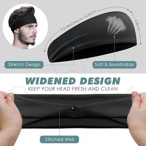 عصابة رأس رياضية بشعار مخصص من الشركة المصنعة ، عصابة رأس رياضية للياقة البدنية للنساء والرجال ، عصابة عرق لتشغيل تمارين اليوغا والصالة الرياضية - Product Image 5