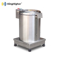 Essoreuse à salade commerciale en acier inoxydable, machine de déshydratation centrifuge 750W 300KG/H pour la préparation alimentaire