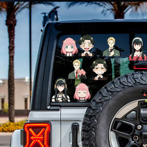 Pegatinas Personalizadas de <span class=keywords><strong>Manga</strong></span> con Efecto de Movimiento, Calcomanías de <span class=keywords><strong>Anya</strong></span>, Pegatinas de Anime 3D Lenticulares para Decoración de Coche, Portátil y Refrigerador - Product Image 3