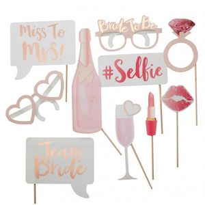 Accesorios Decorativos para Despedida de Soltera, Accesorios para Fotografía de Bodas, Atrezzo para Bodas, Novias e Invitados - Product Image 4