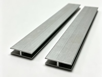 Connecteur en H en aluminium, profilés en alliage d'aluminium à rainures en T anodisés pour l'automatisation industrielle, les cadres de machines et la robotique