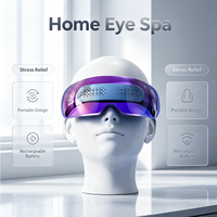 Masseur oculaire intelligent avec chaleur, pression d'air, vibration, dispositif de massage des yeux, musique Bluetooth pour les yeux secs, la fatigue oculaire et le sommeil 2026