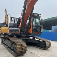 Excavatrice sur chenilles d'occasion Doosan DX225LCA 22 tonnes, modèle 2018, avec pompe moteur et roulement testés et inspectés – Vente de matériel de construction