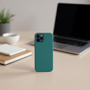 Custodia in silicone liquido Asimilador Original Yt per iPhone 17 Pro Max che imita il design originale - Product Image 1