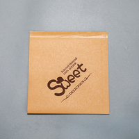 Emballages jetables de bretzels à double ouverture Pochettes en papier hygiénique résistant à l'huile pour sandwichs, bouffées de beignets et articles de boulangerie