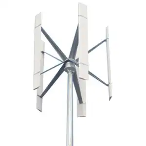 Voorraad 2000W 12V/24V Wind En Zonne-Energie Hybride Systeem Dynamo Magnetische Levitatie Kleine Auto Verticale Windturbine