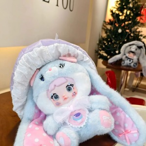 Auténtico HI TOY Nommi Mushroom Hat 400% caja ciega conejo de peluche muñeca hecha a mano juego de moda caja ciega regalo decorativo - Product Image 4