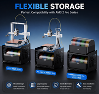 Soporte de Almacenamiento BIQU Panda Stack AMS, Kit de Actualización de Soporte de Refrigeración para Impresoras 3D Bambu Lab A1, A1 Mini, AMS 2 Pro, Accesorios