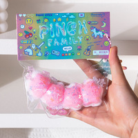 Jouets étoiles souples en TPR à presser, anti-stress, jouets de décompression amusants à pincer pour enfants, porte-clés
