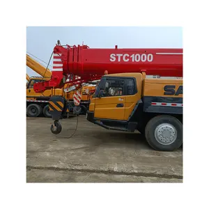 Б/у Тяжелая строительная техника, мобильный кран STC1000, грузовой кран, изготовленный в Китае, в хорошем состоянии по низкой цене, для продажи