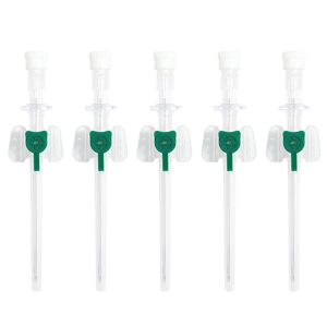 Cánula IV desechable con alas para medicina veterinaria, aguja arterial y venosa de 18G, 16G, 20G, 24G, 26G, set IV G14 - Product Image 5
