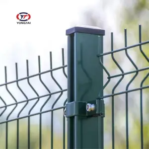 Hot-dipped Galvanized Steel Construction Cost Effective Security Fencing 3D Panel Fence For Industrial Facilities Or Farm Fence