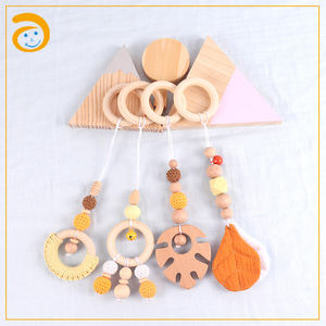 Activity Leaf Animal Wooden Fitness Frame <strong>Toys</strong> Play Mat Dolls Gym Baby <strong>Pram</strong> Pushchair <strong>Hanging</strong> <strong>Toy</strong> Wood Baby Sensory <strong>Toys</strong> - Product Image 6