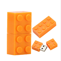 Blocs de construction Usb, clé Usb, jouets pour enfants, cadeaux promotionnels, bâton de mémoire, Logo personnalisé pour l'éducation des enfants