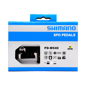 Pedales de Bicicleta Shimano PD-M520 <span class=keywords><strong>M540</strong></span> <span class=keywords><strong>SPD</strong></span>, Pedales Profesionales de Ciclismo con Calas Multi-Release SH51, Pedales para Bicicleta de Montaña y Carretera - Product Image 3